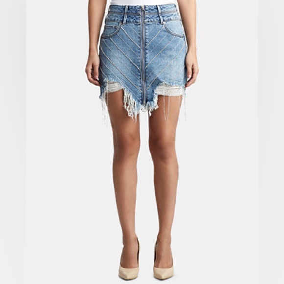 NWT True Religion Rhinstone Denim Skirt - Picture 11 of 11